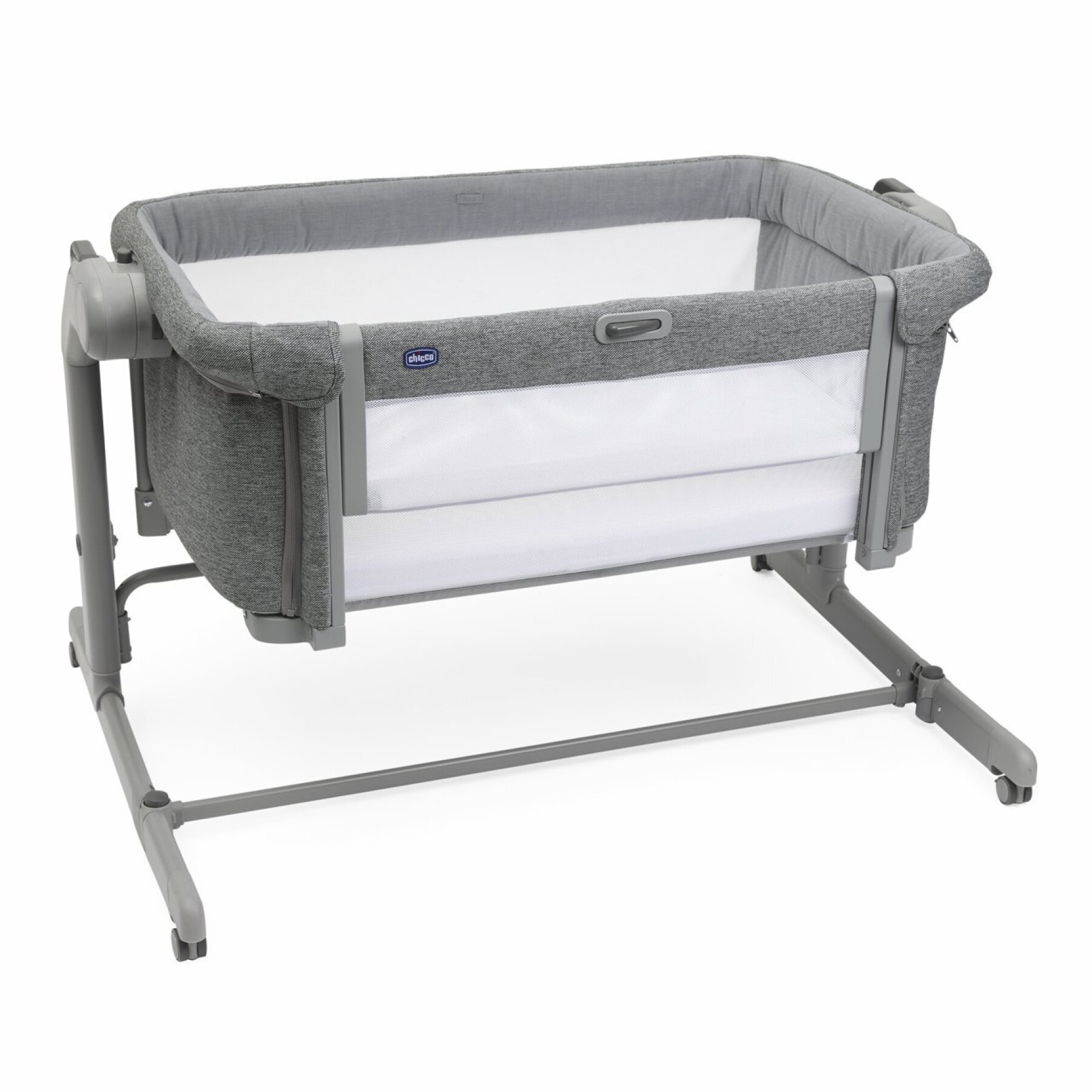 Chicco Next2Me Magic Evo Bedside Crib – DARK GREY