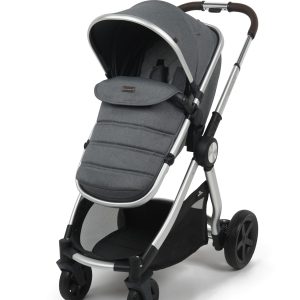 Panorama XTi Travel System with iSize Car Seat & ISOFIX Base Grey/Silver Frame