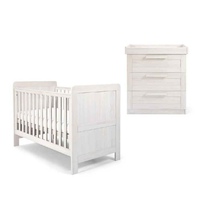 Atlas Cot Bed in Nimbus White STORE COLLECTION ONLY
