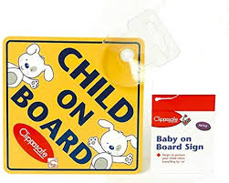 Clippasafe Child On Board Sign