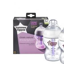 Tommee Tippee Closer To Nature Advanced Comfort Bottles Slow Flow 0m+ 2 Pack