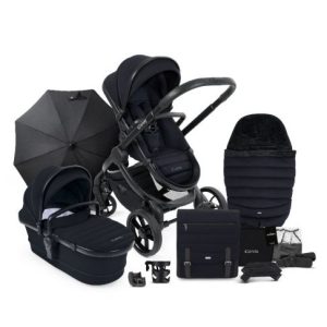 iCandy Peach 7 Pushchair and Carrycot - Summer Bundle - Black Edition