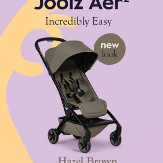 Joolz Aer² Hazel Brown Includes Rain Cover , Bumper Bar & Comfort Cover Bundle Deal