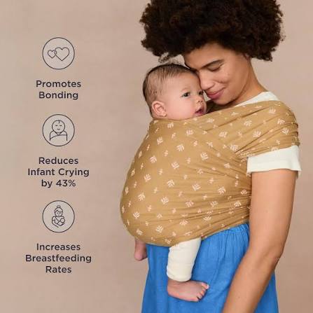 Ergobaby Stretch Wrap - Aura Wrap Knit - Caramel Harvest - Image 2