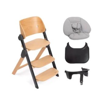 Chicco Meraviglia 4-in-1 Highchair – From birth to adult use- Ebony