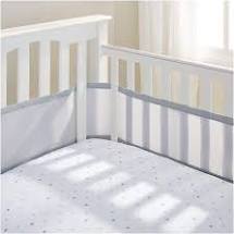 Breathable Mesh Cot Liner 4 Sided Full Wrap