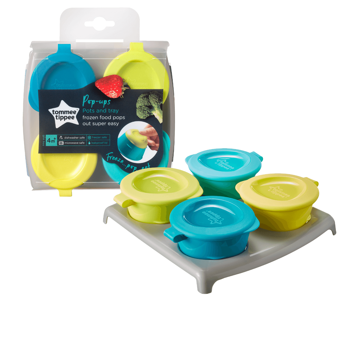 Tommee Tippee Pop Up Freezer Pots and Tray