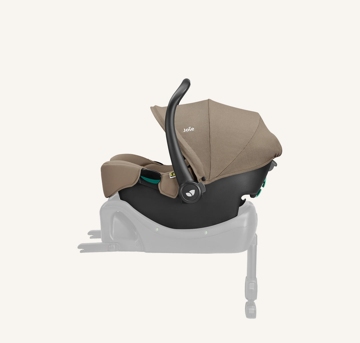 Joie iSnug2 iSize Car Seat & Joie i-Base 2 ISOFIX Base (non-rotating) Cashew - Image 3
