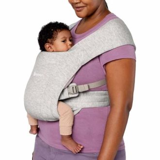 Embrace Newborn Carrier Soft & Snug Knit -Soft Grey