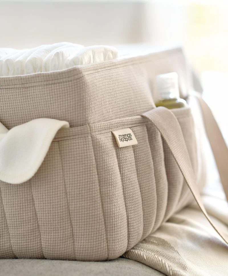 Mamas & Papas Nappy Caddy – Cashmere Waffle