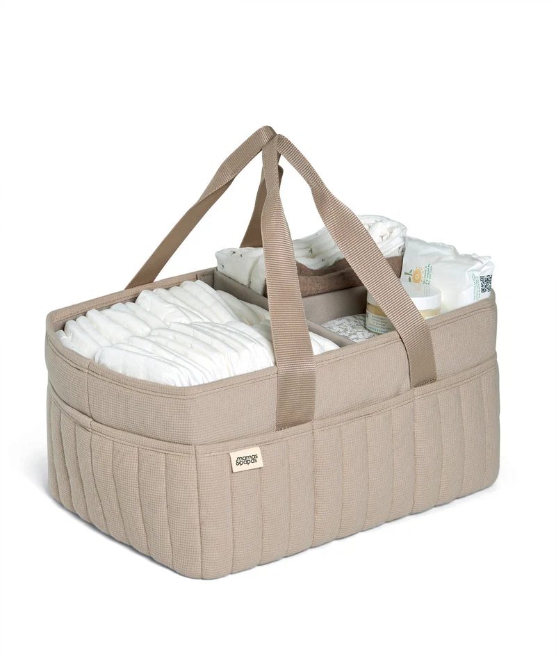 Mamas & Papas Nappy Caddy – Cashmere Waffle - Image 4